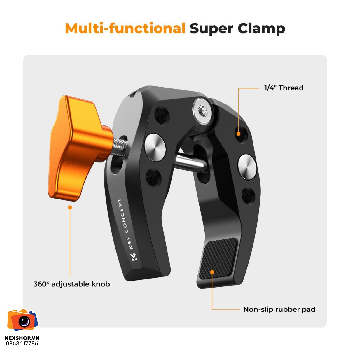 KNF Concept MS15 Super Clamp (2.4