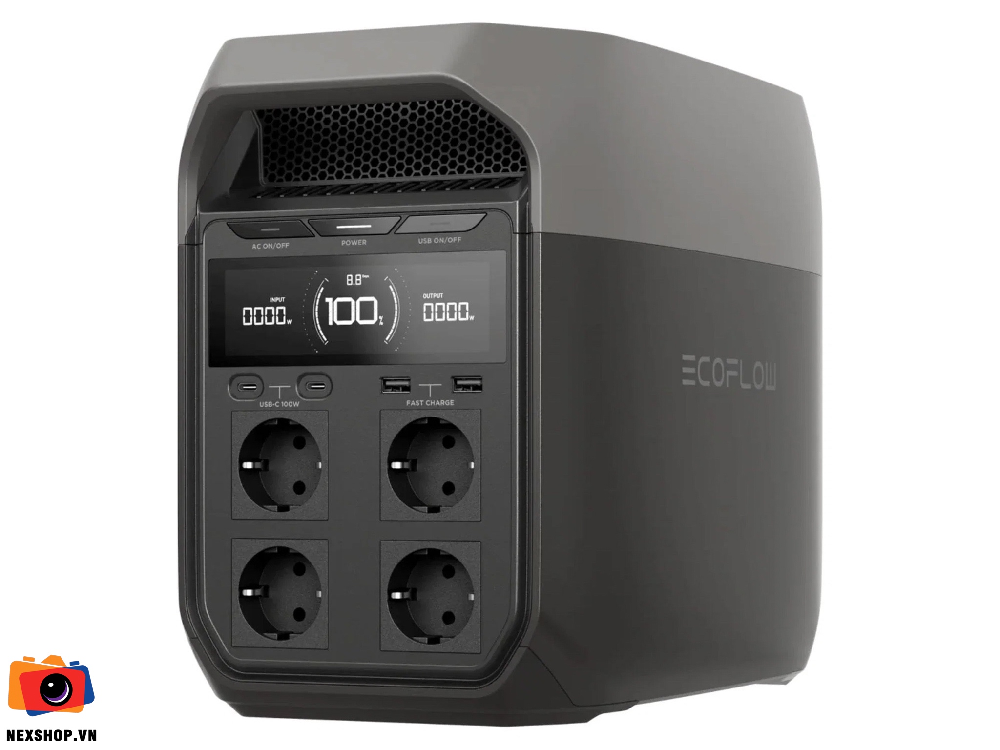 Trạm điện di động EcoFlow Delta 3 | 1024Wh 1800W | Hàng chính hãng | FullVAT