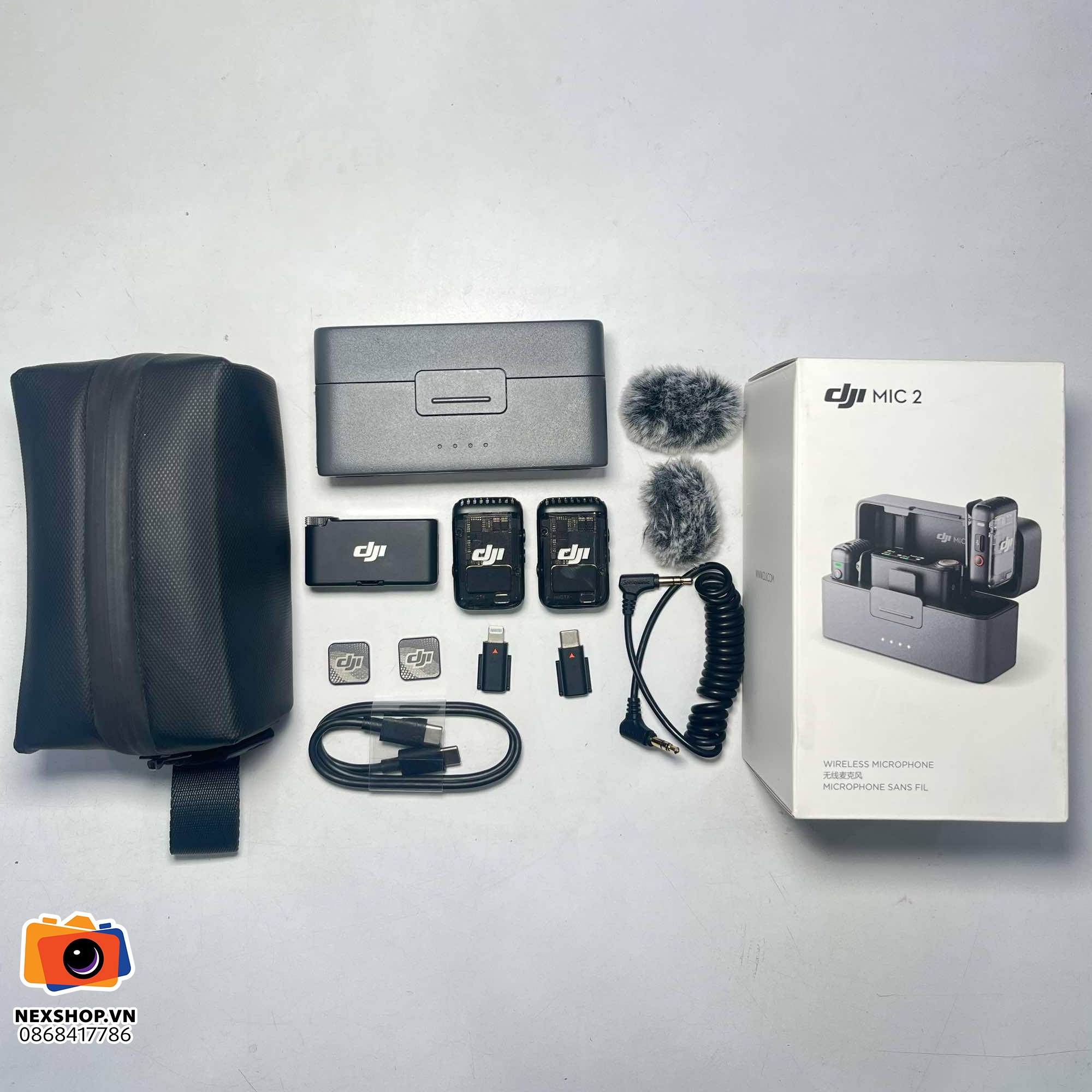 DJI mic 2 | Hàng chính hãng - Bản đôi | Hàng Demo | Hàng chính hãng