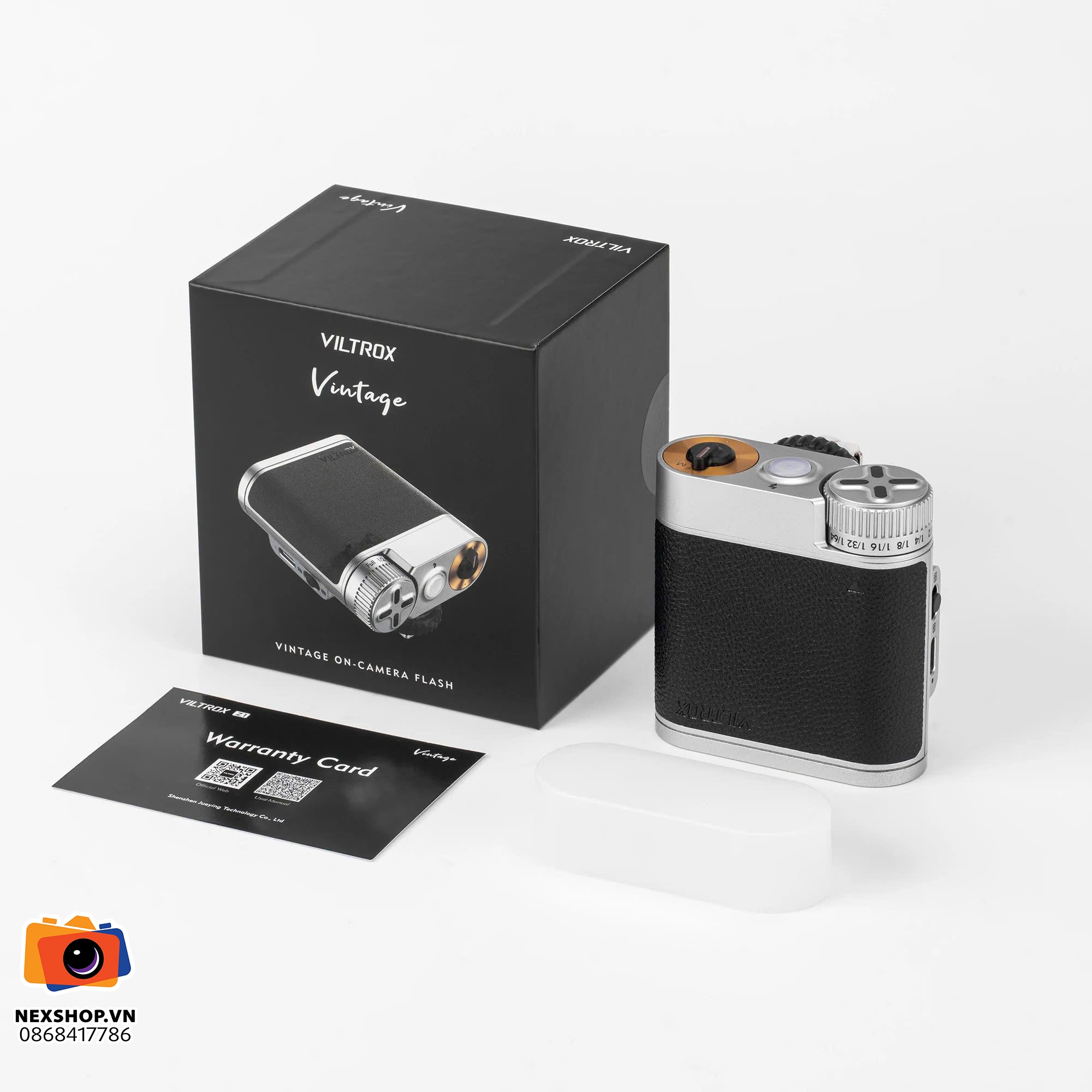 Đèn Flash Viltrox Vintage Z1 | Chính hãng, Tương thích Sony, Niko - cấu hình hộp sạc