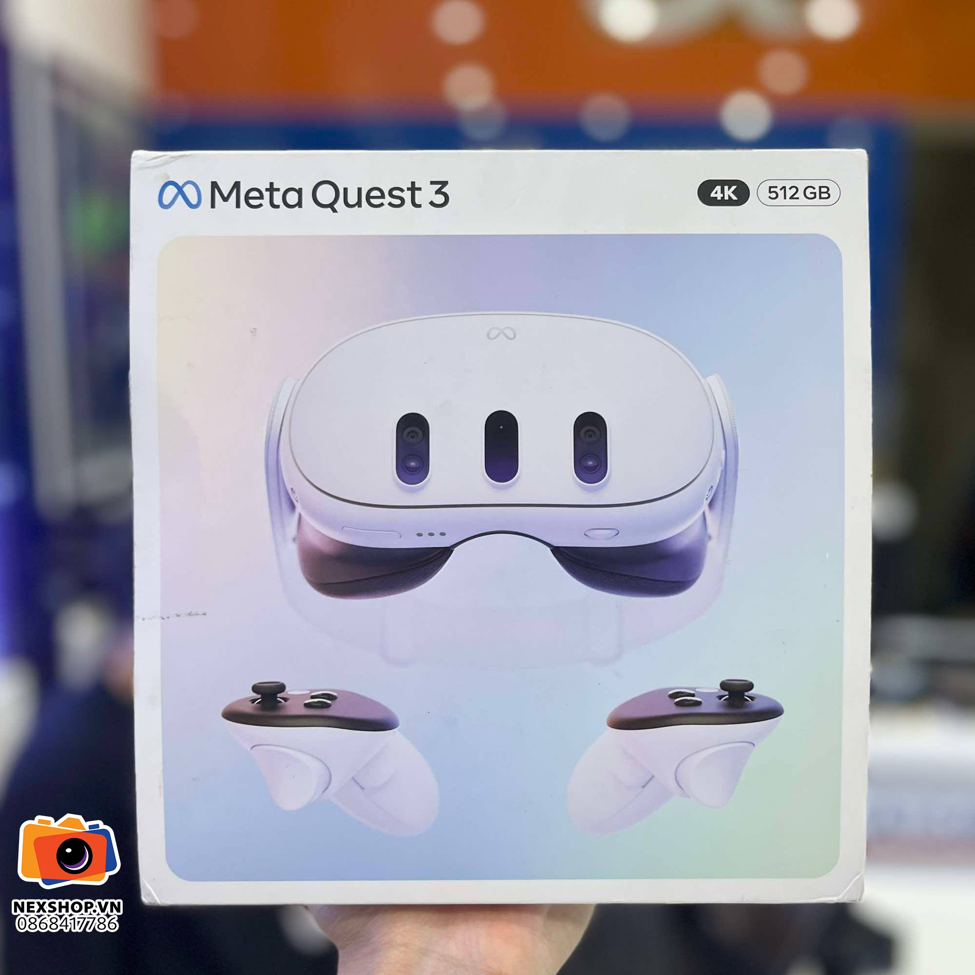 Kính thực tế ảo VR - Meta Quest 3 Chính hãng - 512GB | Likenew