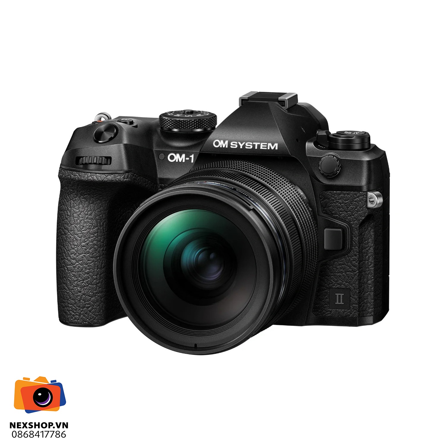 Máy ảnh OM System OM-1 Mark II 12-40mm PRO II Lens Kit | Black | Chính hãng