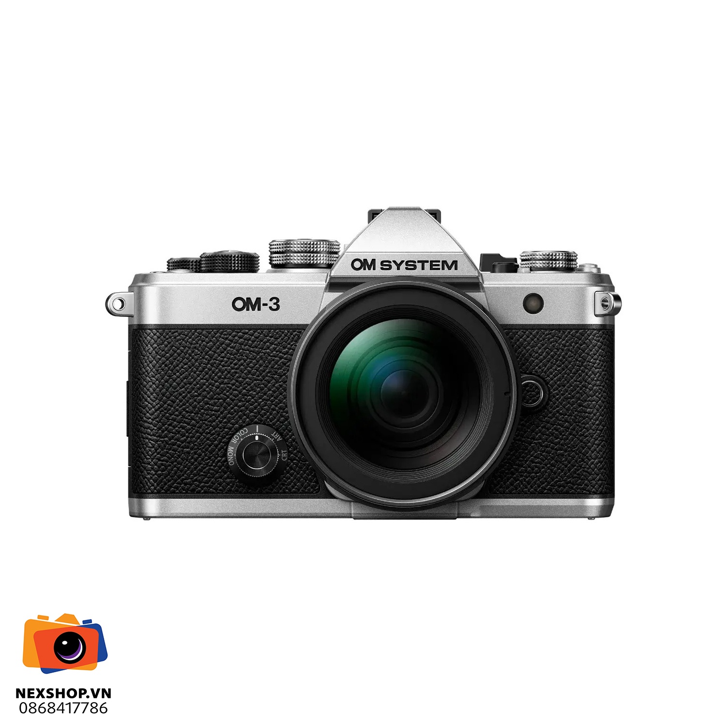 Máy ảnh OM System OM-3 12-45mm F4.0 PRO II Kit | Silver | Chính hãng