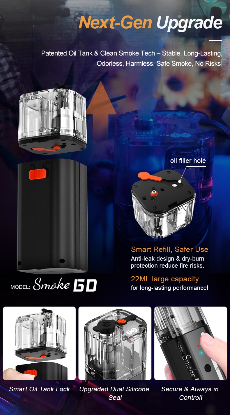 Máy tạo sương mù Smoke Go | Lensgo | 2025 Model