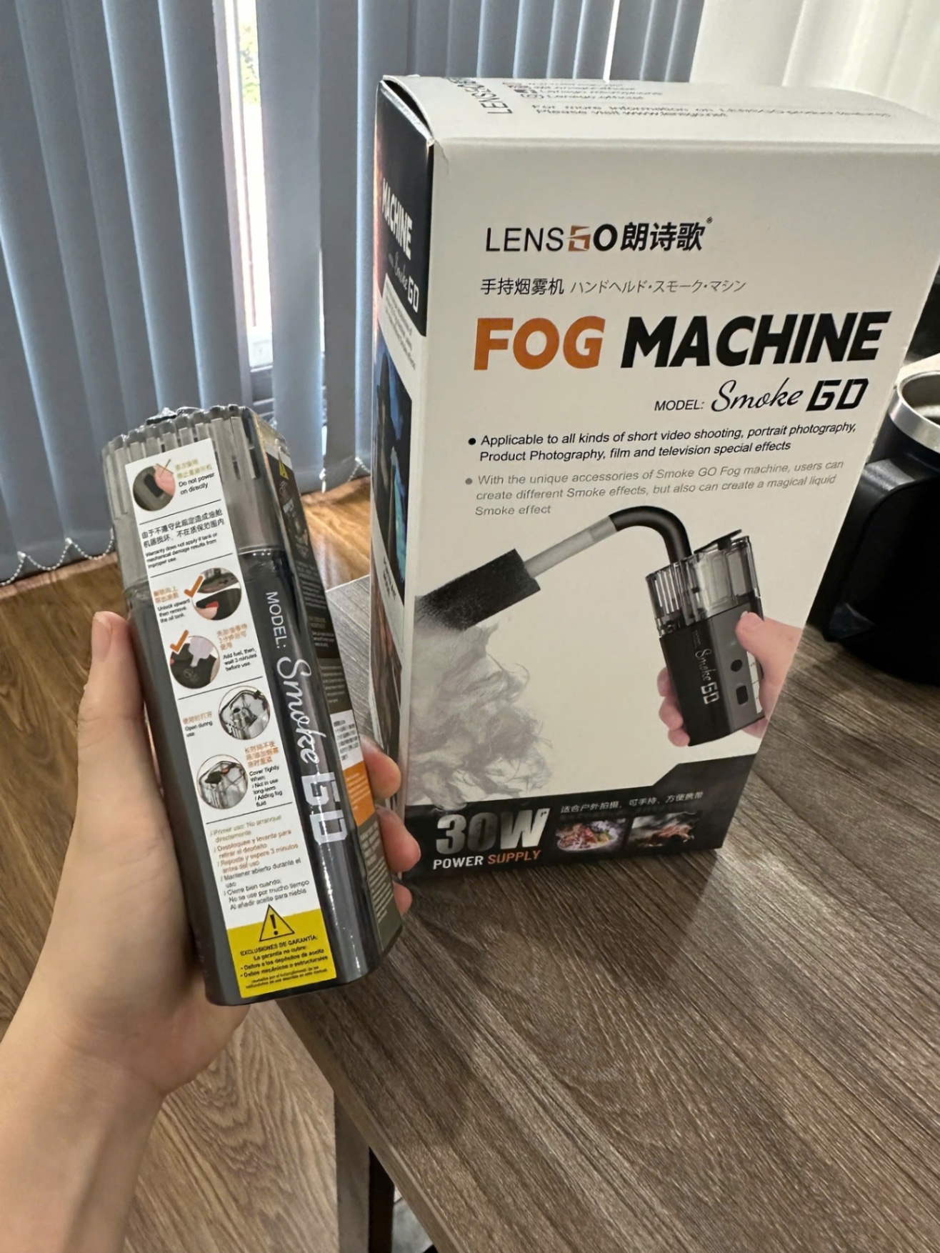 Máy tạo sương mù Lensgo Smoke Go 2025 | Chính hãng - khả năng kết nối thiết bị