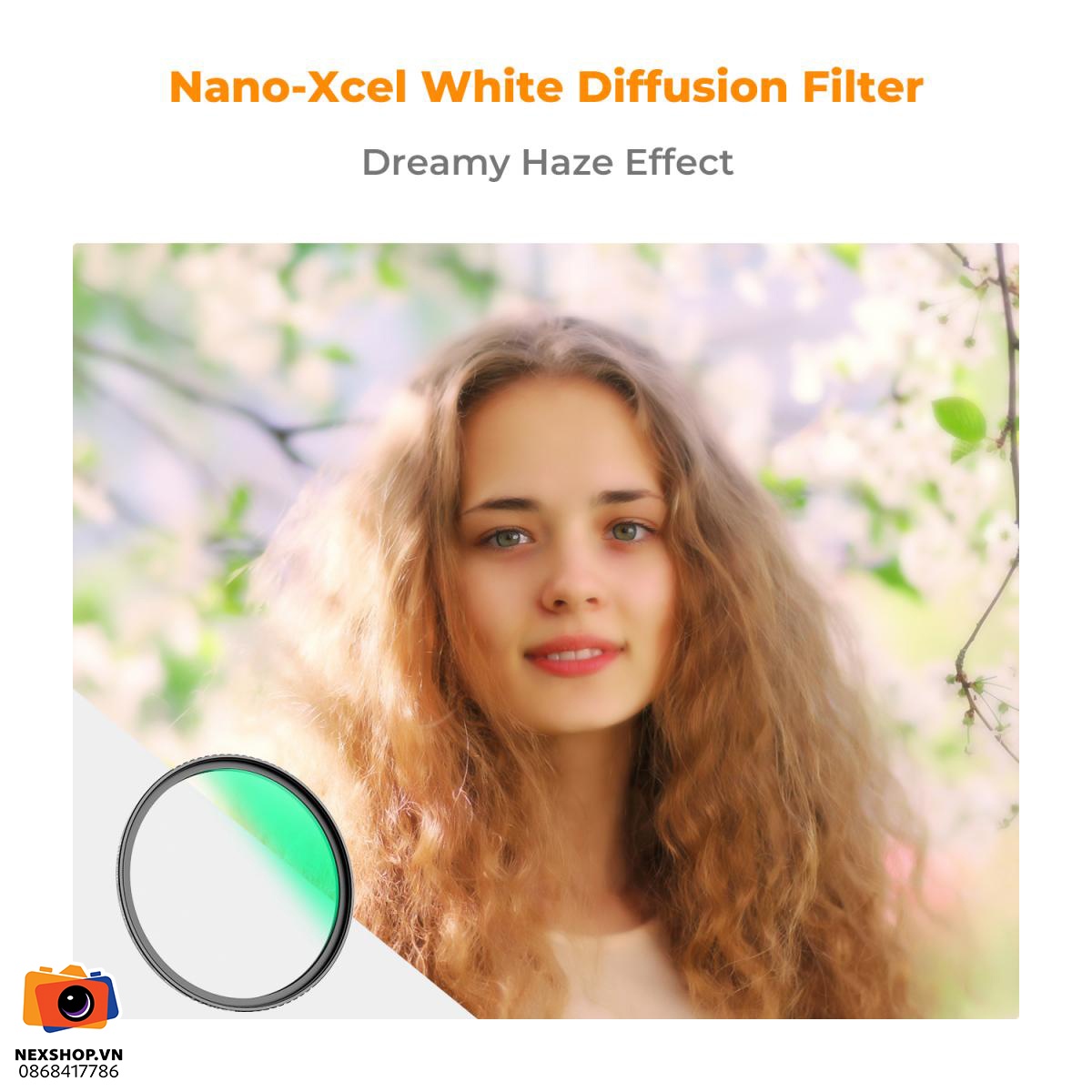 Kính lọc Filter KNF Concept Nano-X White-Pro Mist 1/4 | 77mm | Ch - cấu hình hộp sạc