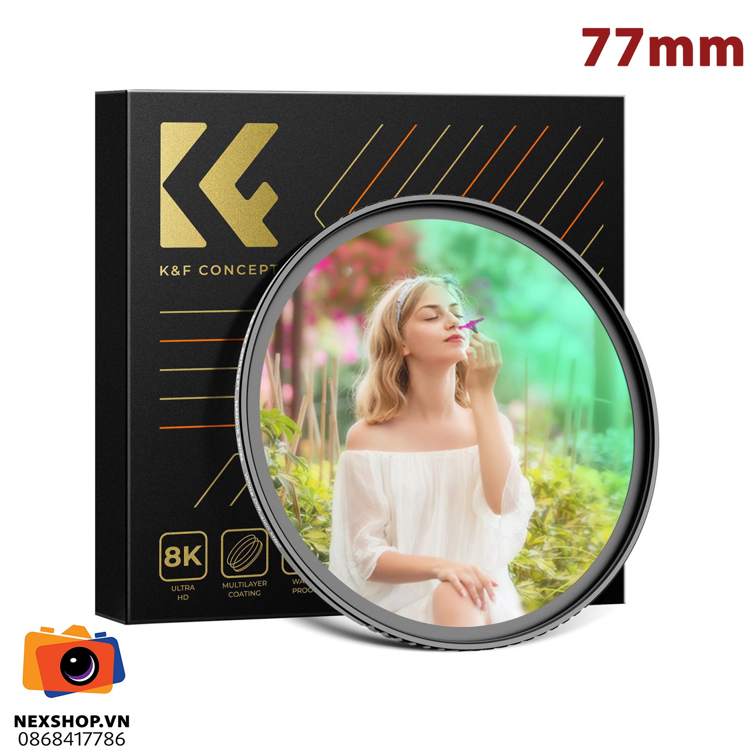 Kính lọc Filter KNF Concept Nano-X White-Pro Mist 1/4 | 77mm
