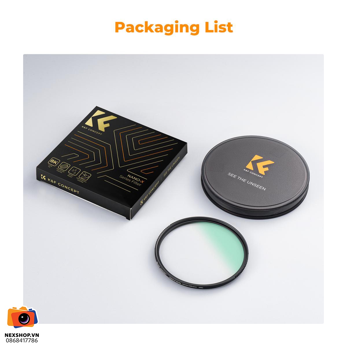 Kính lọc Filter KNF Concept Nano-X White-Pro Mist 1/4 | 77mm