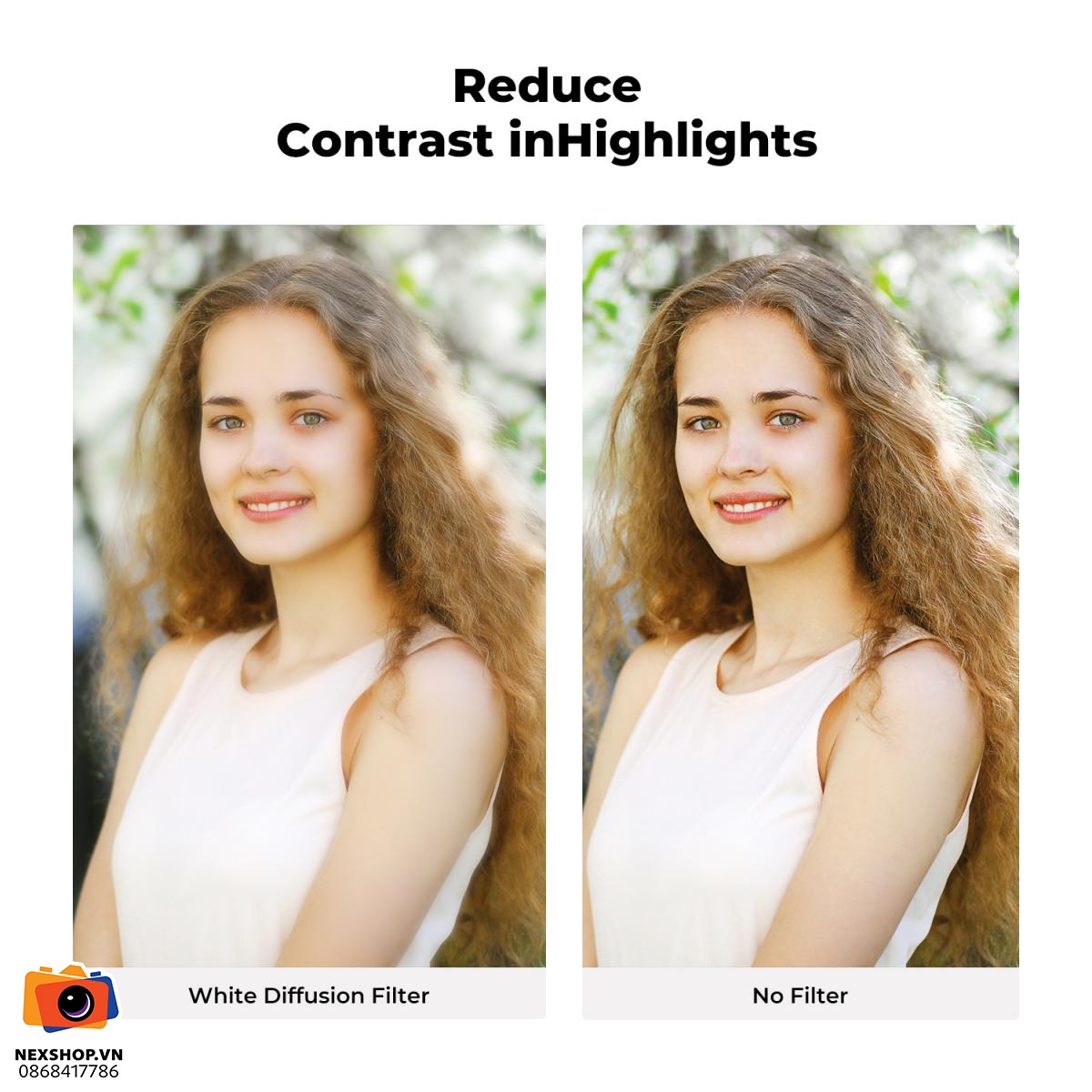 Kính lọc Filter KNF Concept Nano-X White-Pro Mist 1/4 | 77mm | Ch - mặt sau và phụ kiện đi kèm