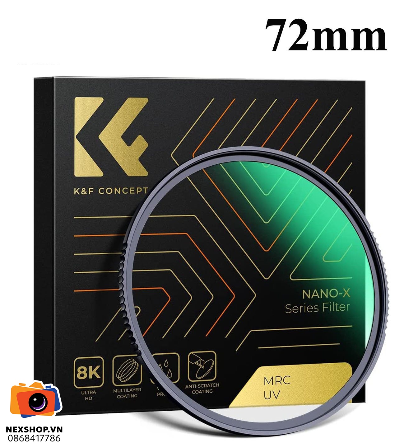 Kính lọc Filter KNF Concept Nano-X MC UV Protection | 72mm