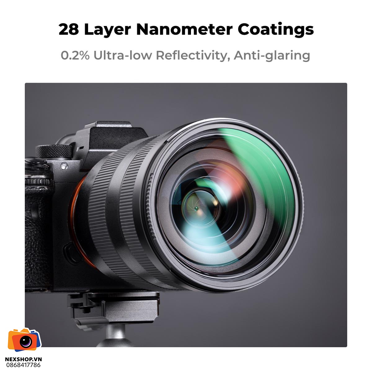 Kính lọc Filter KNF Concept Nano-X White-Pro Mist 1/4 | 77mm