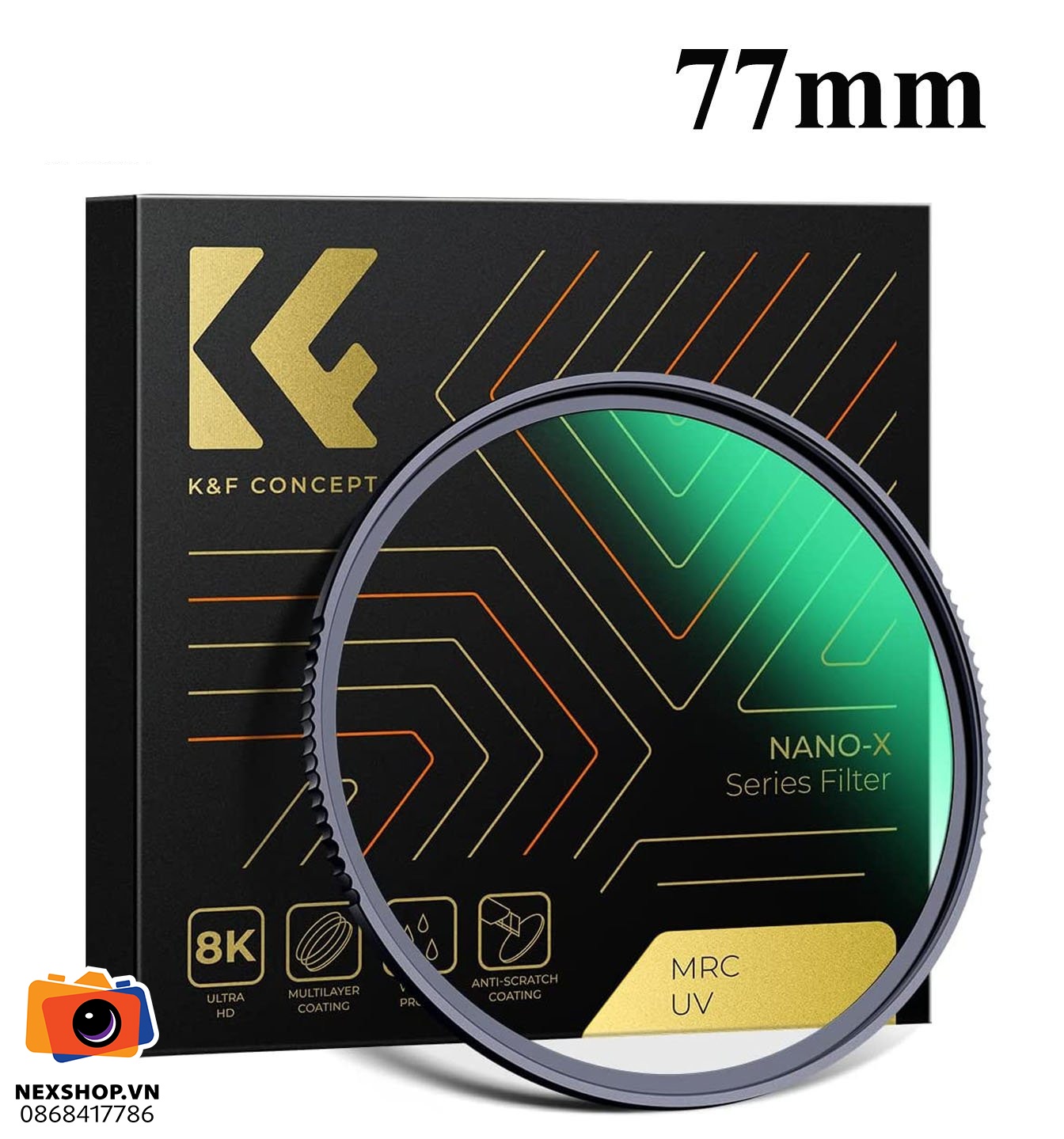 Kính lọc Filter KNF Concept Nano-X MC UV Protection | 77mm