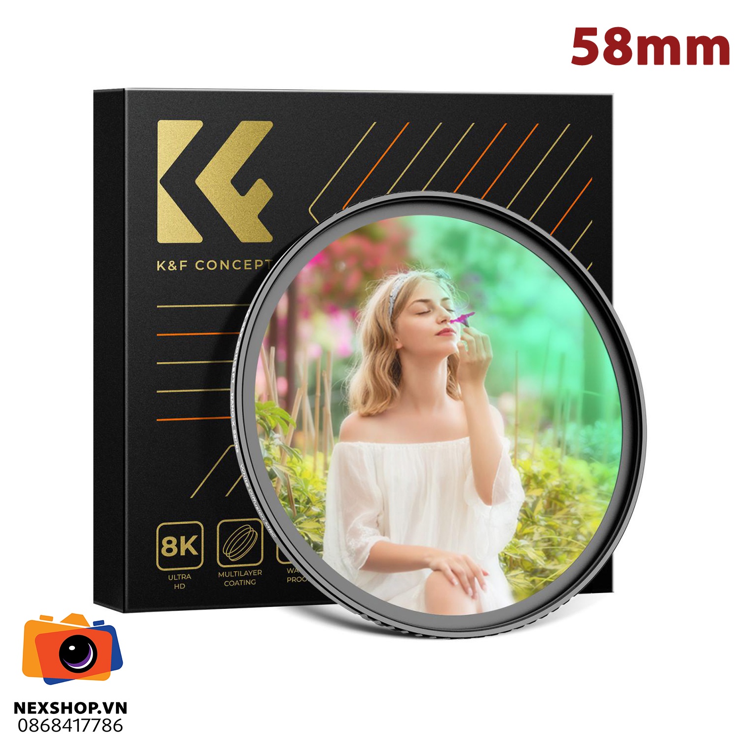 Kính lọc Filter KNF Concept Nano-X White Pro-Mist 1/4 | 58mm