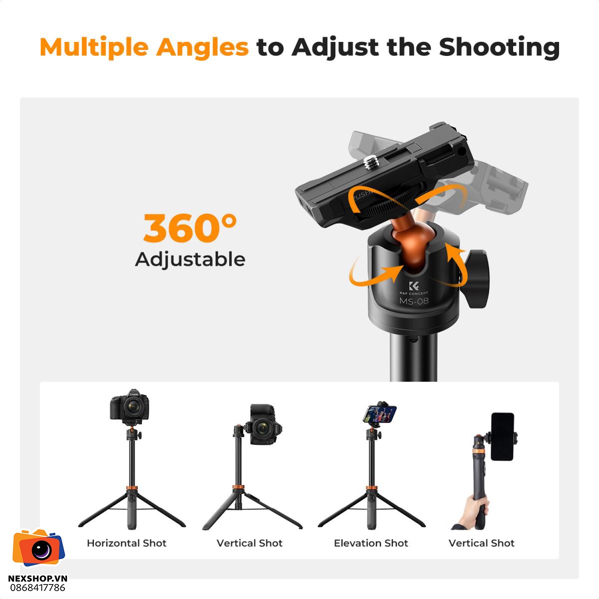 Tripod KNF ConCept MS08 62''/1.58m