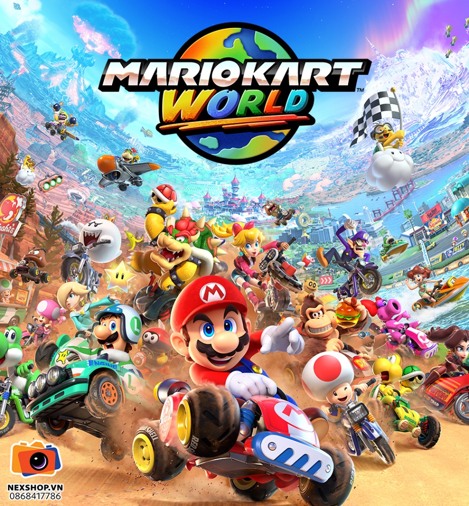 Game Mario Kart World | Nintendo Switch 2 | Chính hãng - chi tiết sản phẩm