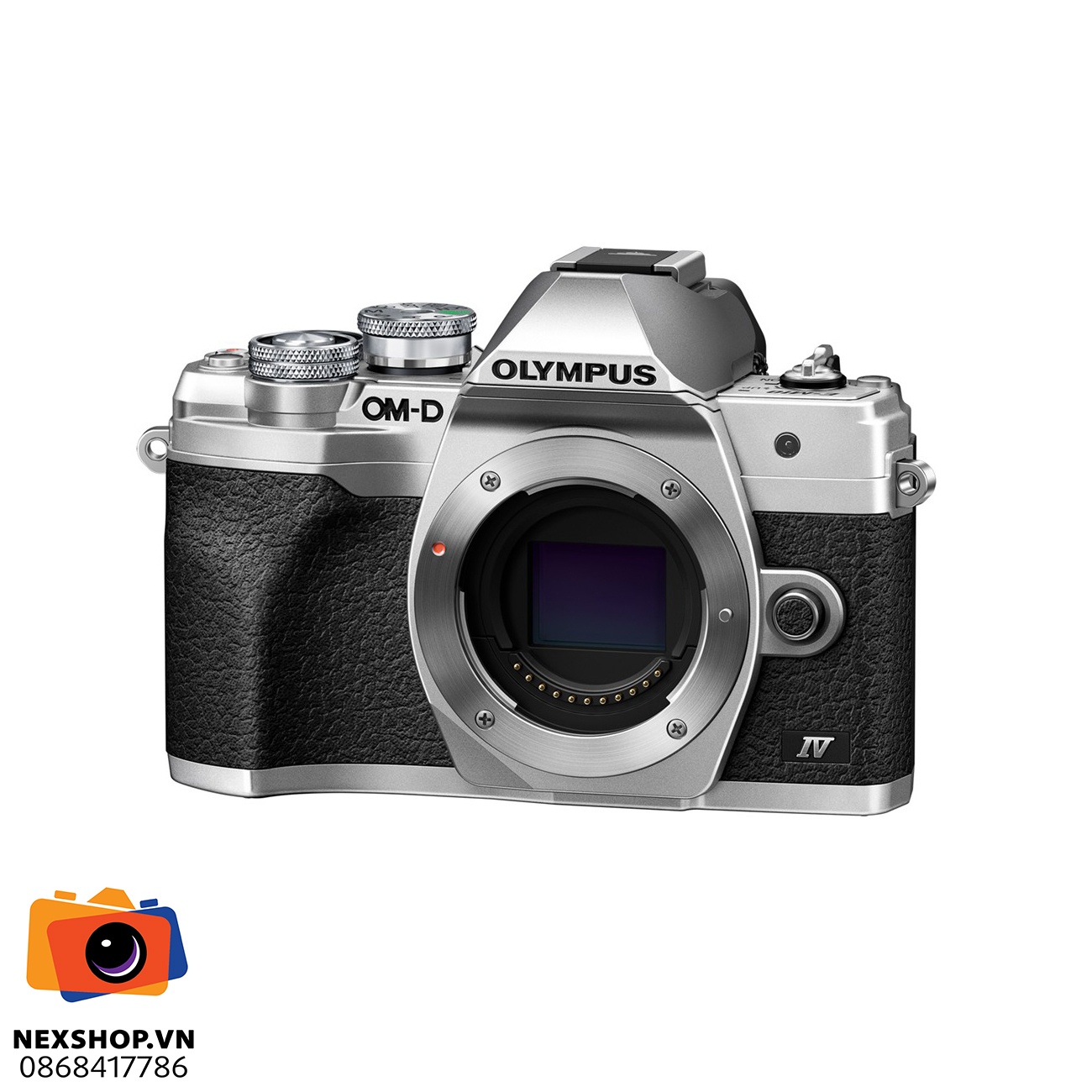 Máy ảnh OM System OM-D E-M10 MarkⅣ Body | Silver | Chính hãng
