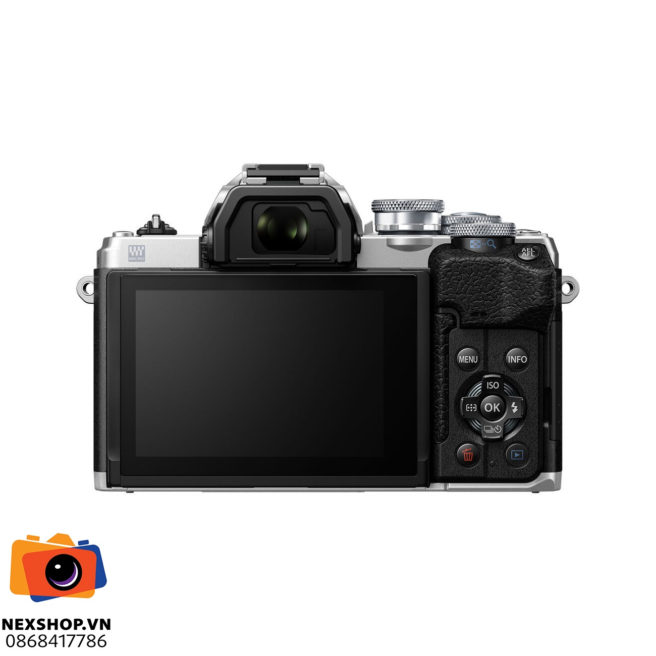 Máy ảnh OM System OM-D E-M10 MarkⅣ Body | Silver | Chính hãng