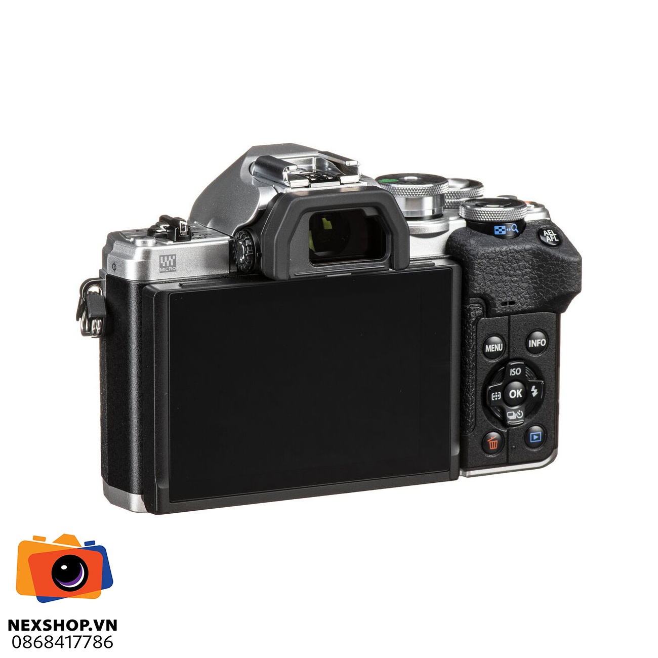 Máy ảnh OM System OM-D E-M10 MarkⅣ Body | Silver | Chính hãng