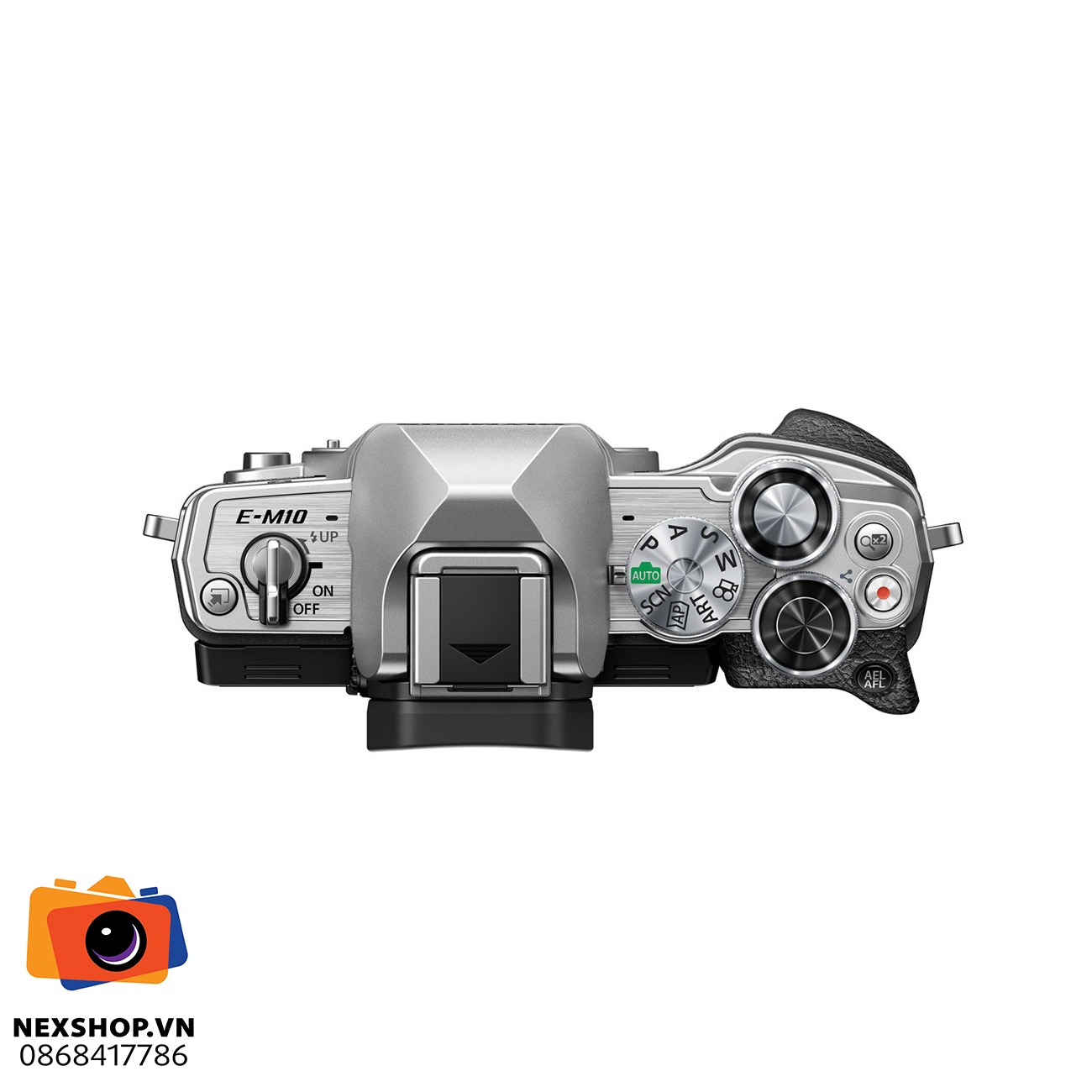 Máy ảnh OM System OM-D E-M10 MarkⅣ Body | Silver | Chính hãng