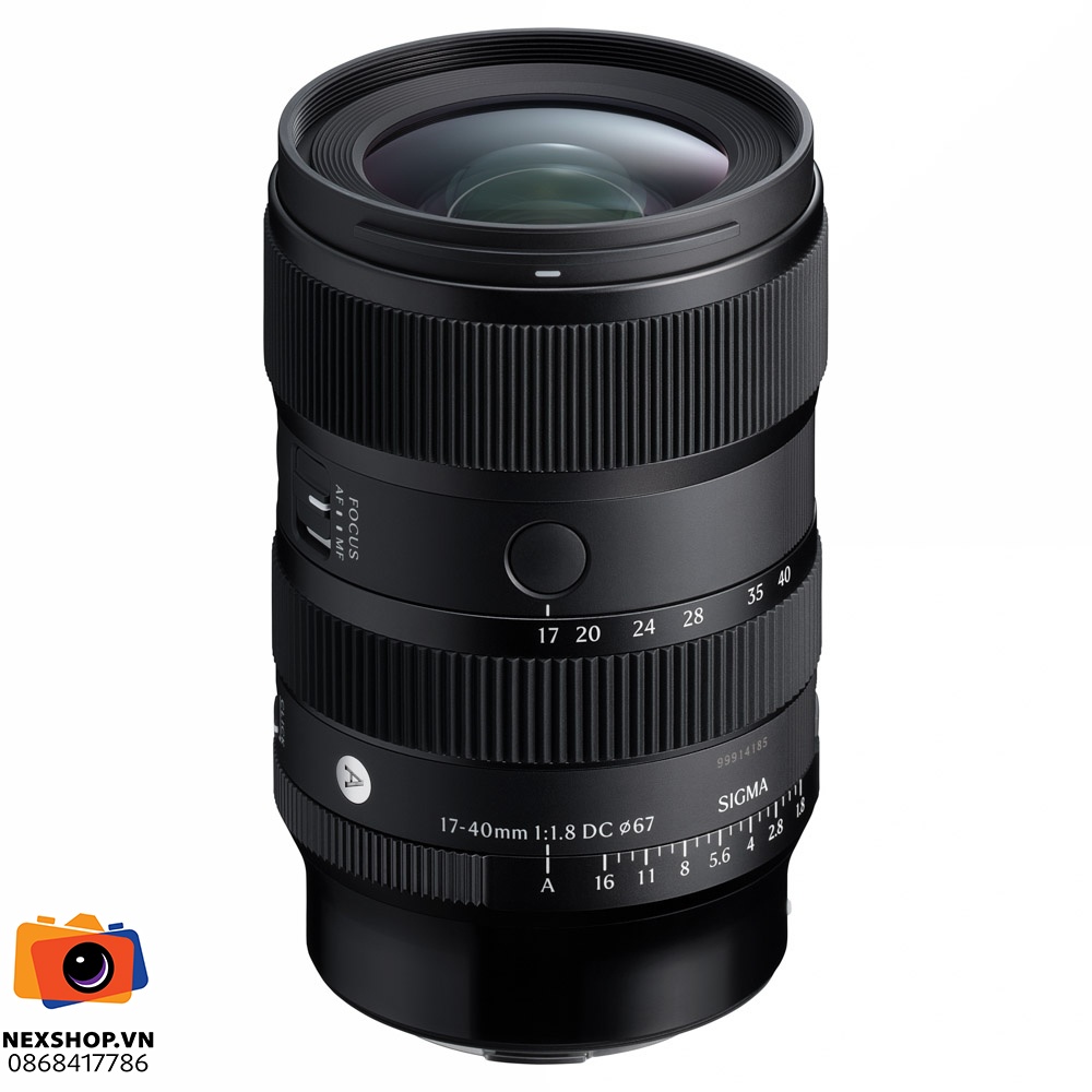 Ống kính Sigma 17-40mm DC Art ngàm Fujifilm X Chính hãng