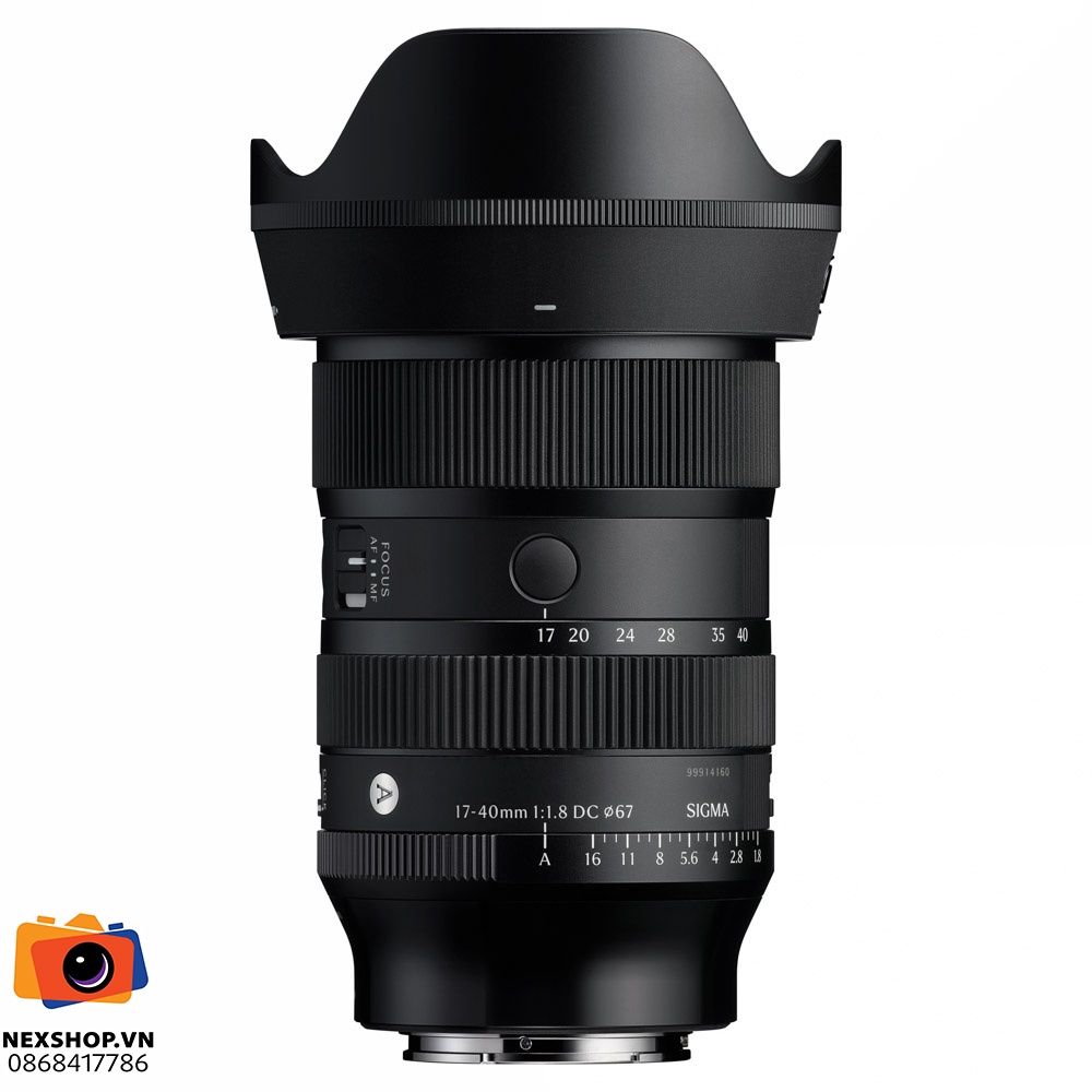 Ống kính Sigma 17-40mm F1.8 DC Art ngàm Sony E | Chính hãng