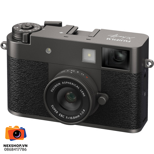 Máy Ảnh Fujifilm X Half | Charcoal Silver | Chính Hãng - cấu hình hộp sạc