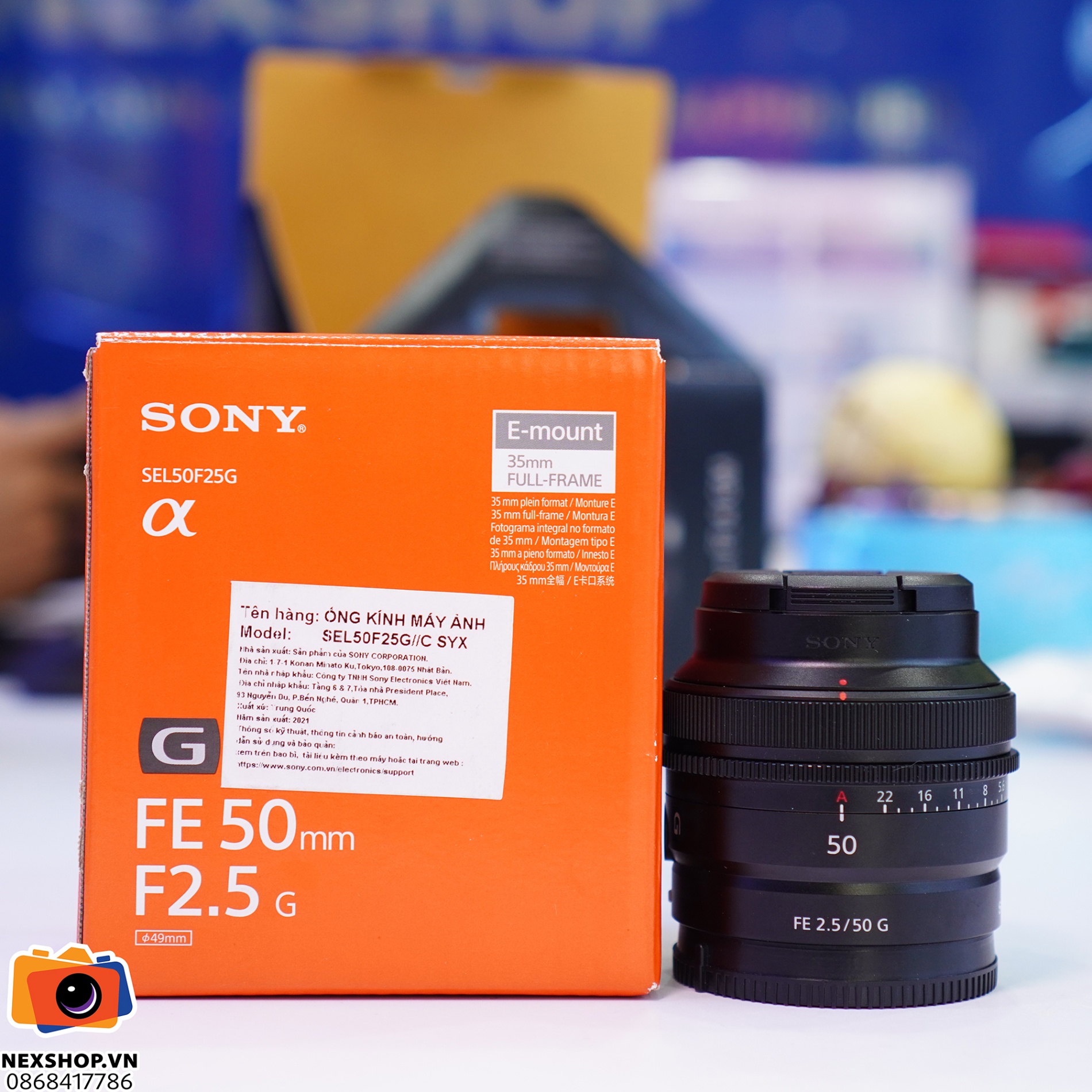 Ống kính Sony FE 50mm f/2.5 G Lens lướt đẹp | Chính hãng