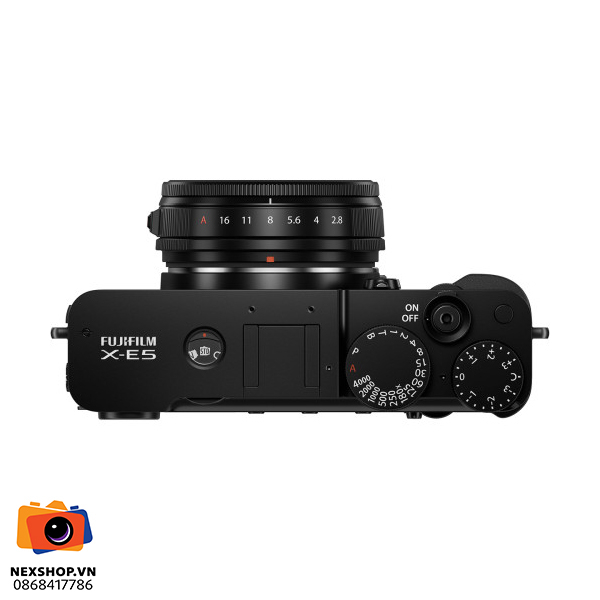 Máy ảnh FUJIFILM X-E5 với ống kính XF23mm F2.8 | Màu Đen | Hàng chính hãng