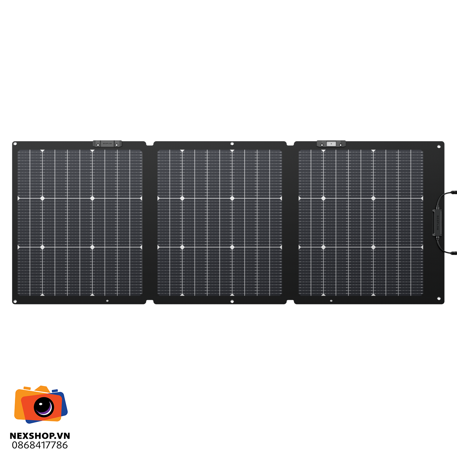 Tấm pin năng lượng mặt trời gập gọn EcoFlow 160W Bifacial Portable Solar Panel | Chính hãng | BH 12 Tháng