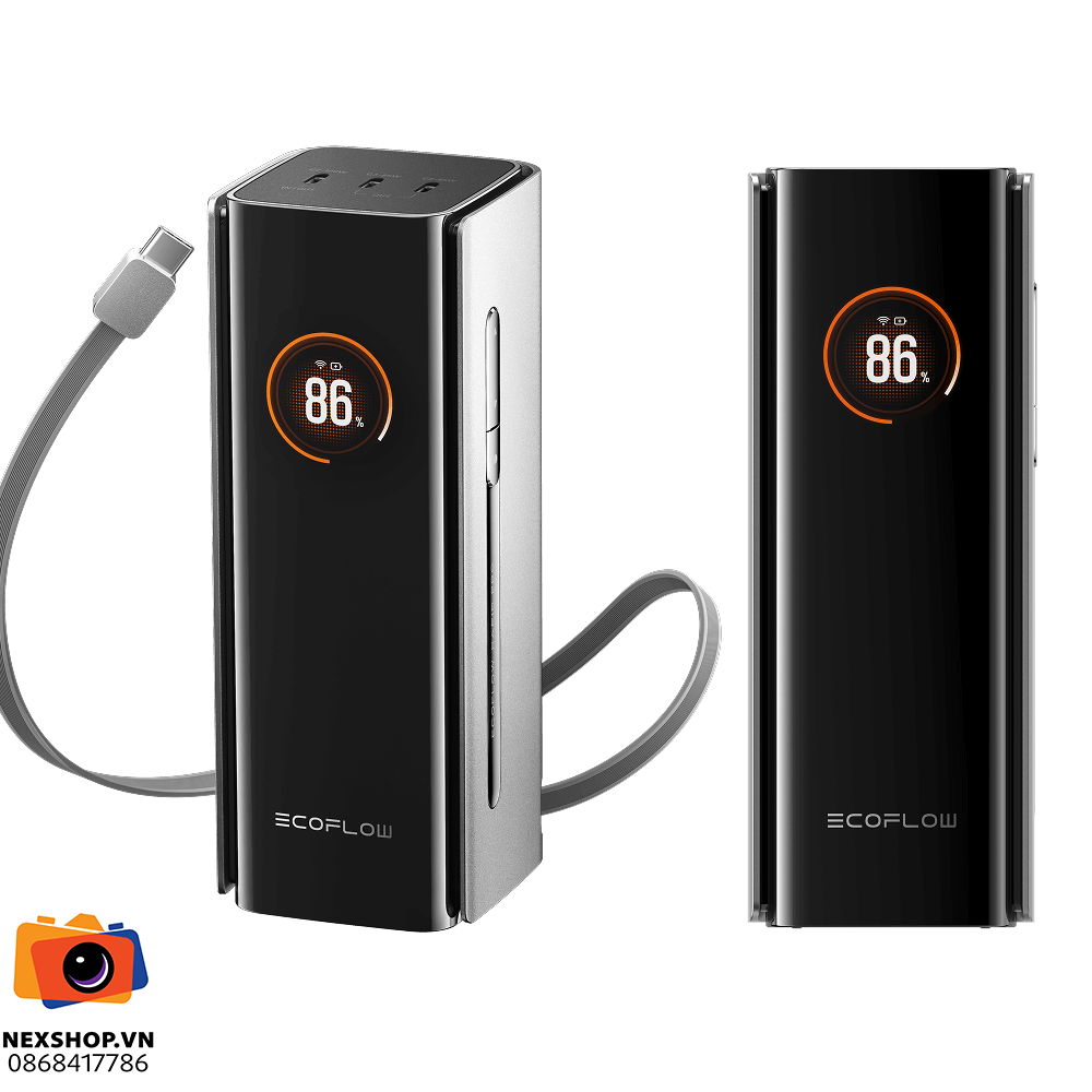 Pin dự phòng Ecoflow RAPID Pro (20.000mah, 230W, Cáp tích hợp 100W) | Chính hãng