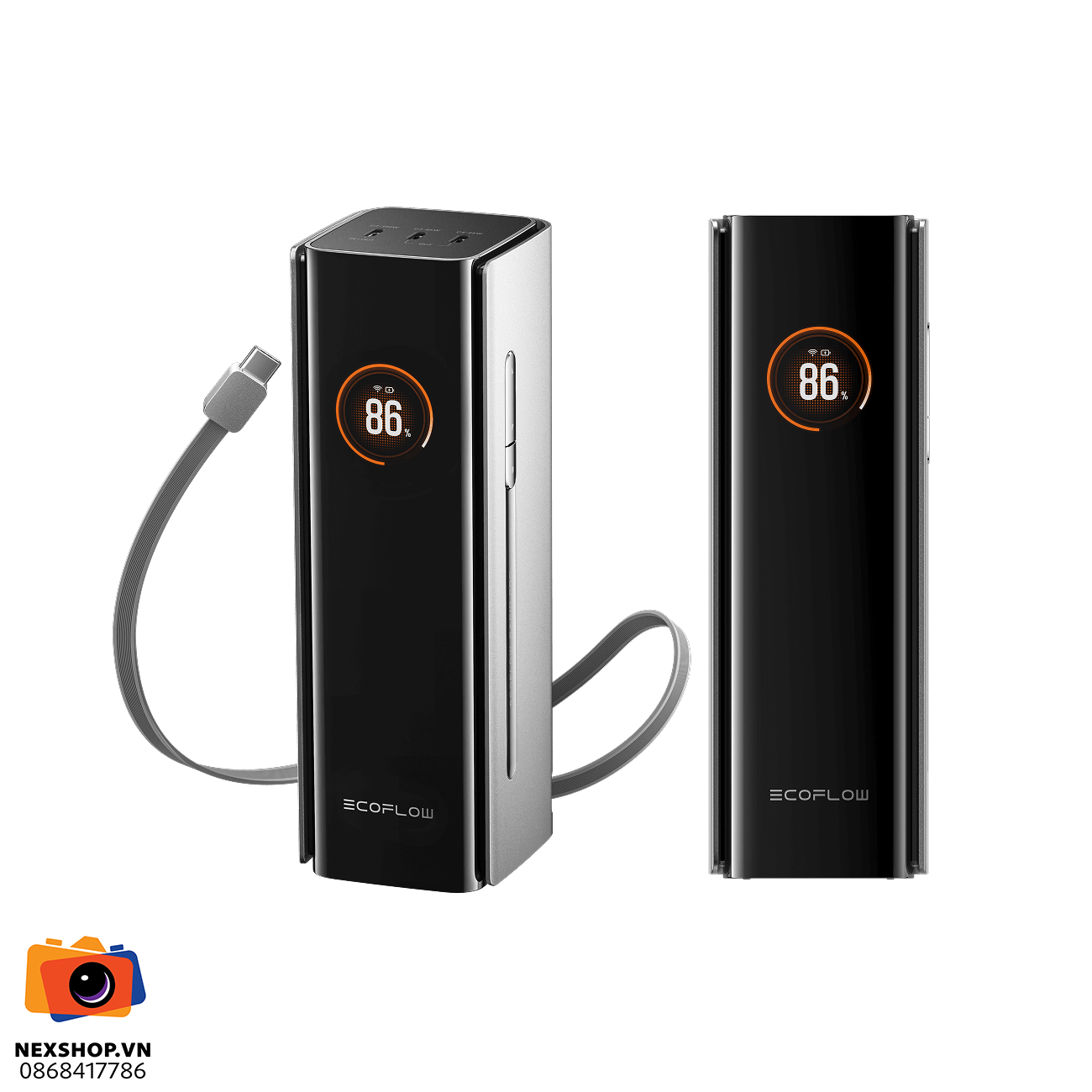Pin dự phòng Ecoflow RAPID Pro (27.650mah, 300W, Cáp tích hợp 140W) | Chính hãng