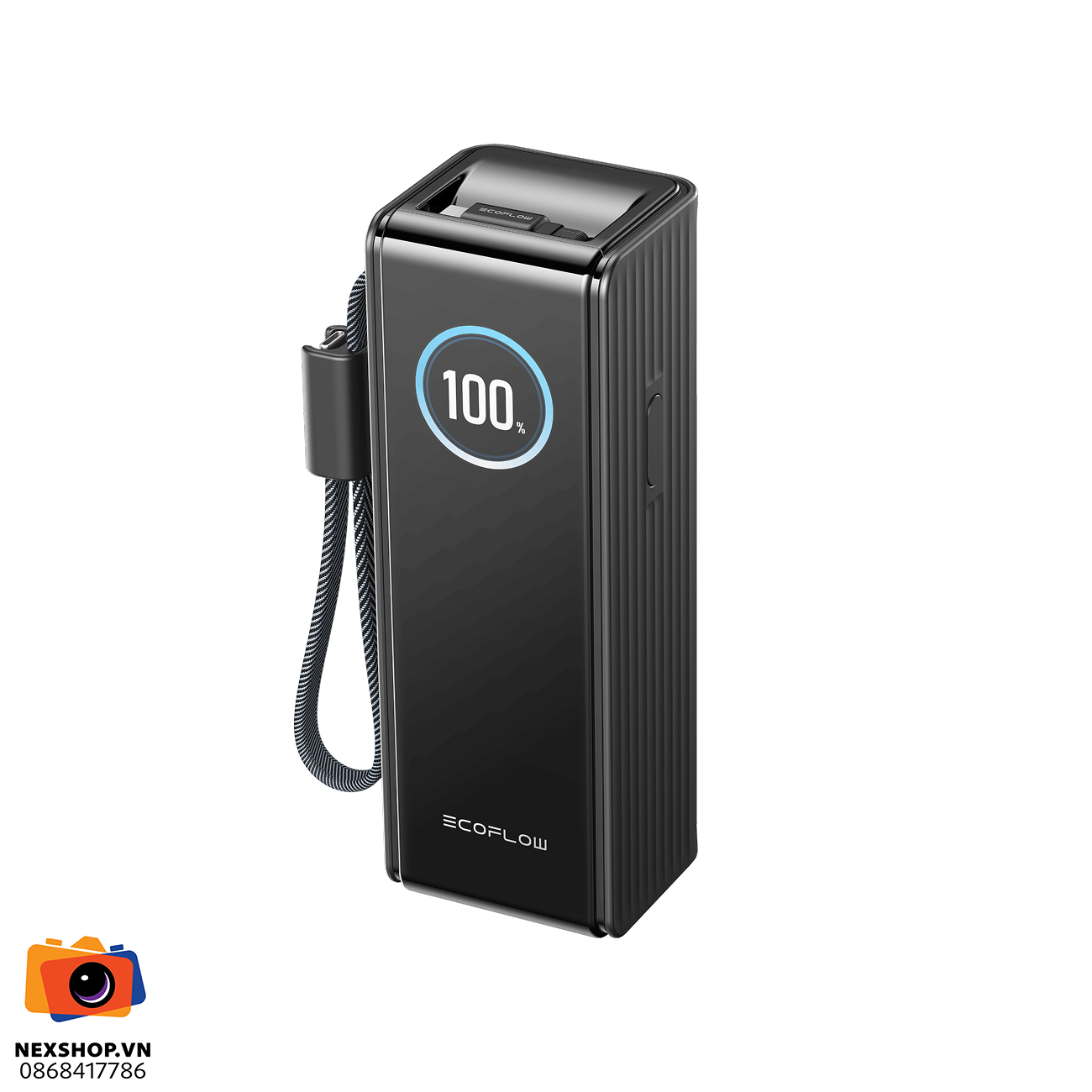 Pin dự phòng Ecoflow RAPID (25.000mAh, 170W, Cáp tích hợp 100W) | Chính hãng