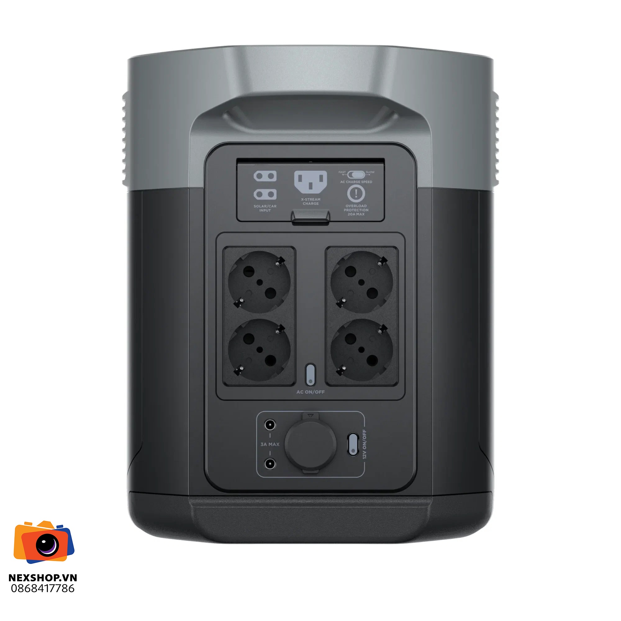 Trạm điện di động EcoFlow DELTA E2000 | Hàng chính hãng