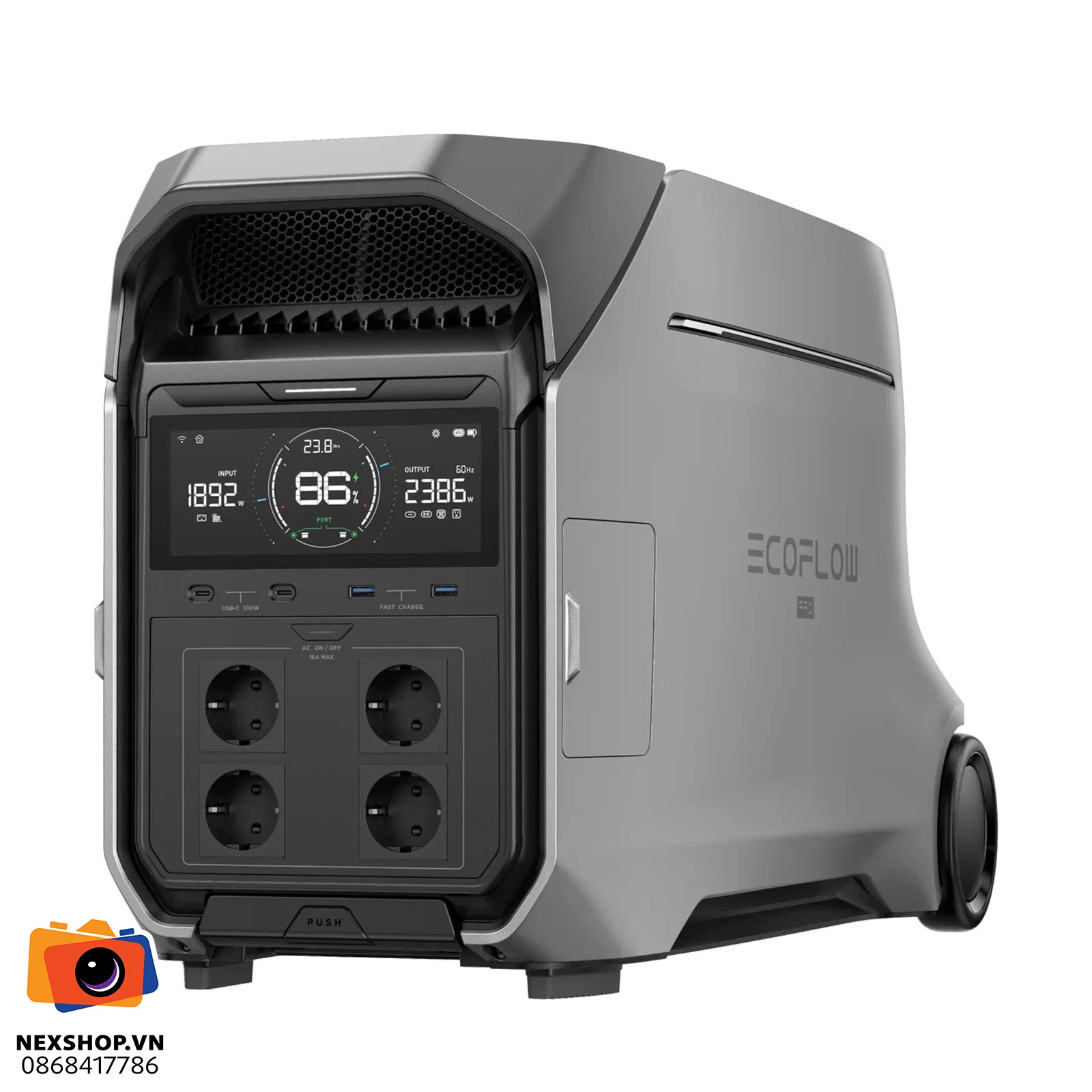 Trạm năng lượng Ecoflow Delta Pro 3 4096Wh | Hàng chính hãng