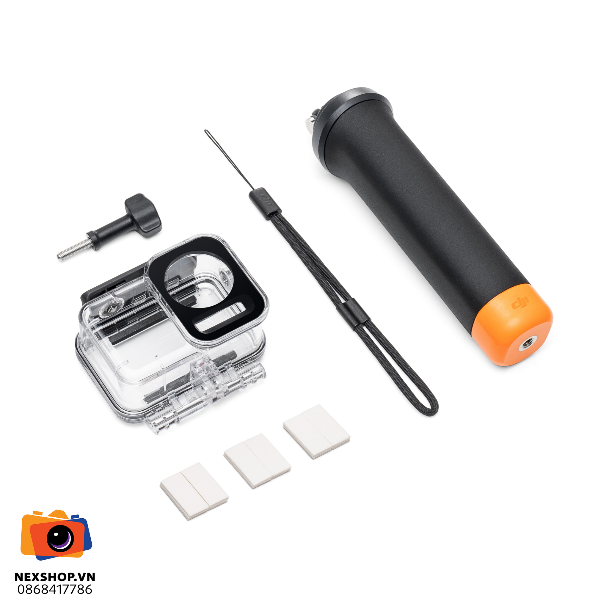 Gậy chuyên dụng kèm giá gắn máy quay dùng lặn biển DJI Osmo Action Diving Accessory Kit