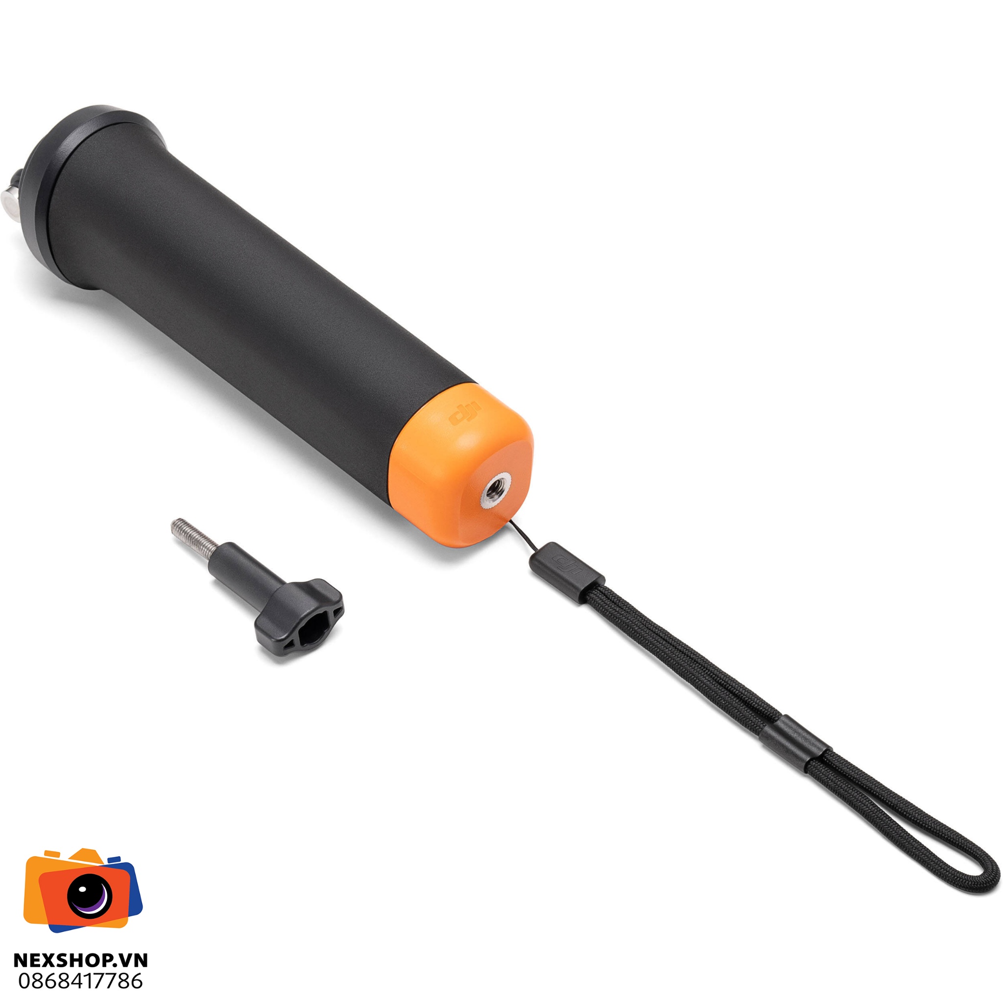 Gậy và Giá Gắn Máy Quay Dùng Lặn DJI Osmo | Chính hãng - mặt sau và phụ kiện đi kèm