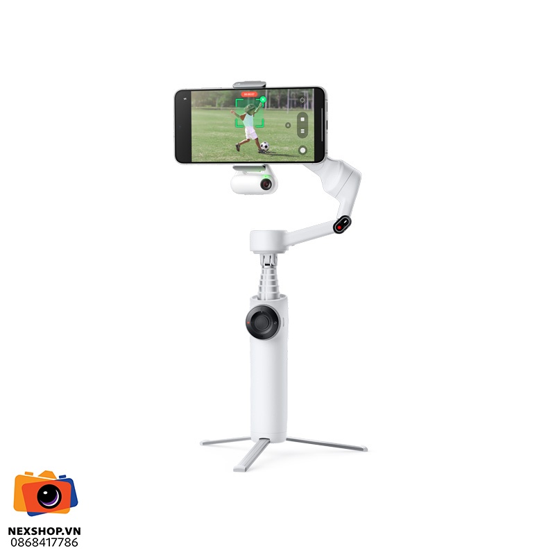 Insta360 Flow 2 AI Tracker Bundle | Summit White | Chính hãng