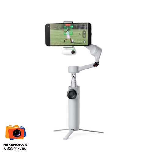 Insta360 Flow 2 AI Tracker Bundle | Stone Grey | Chính hãng