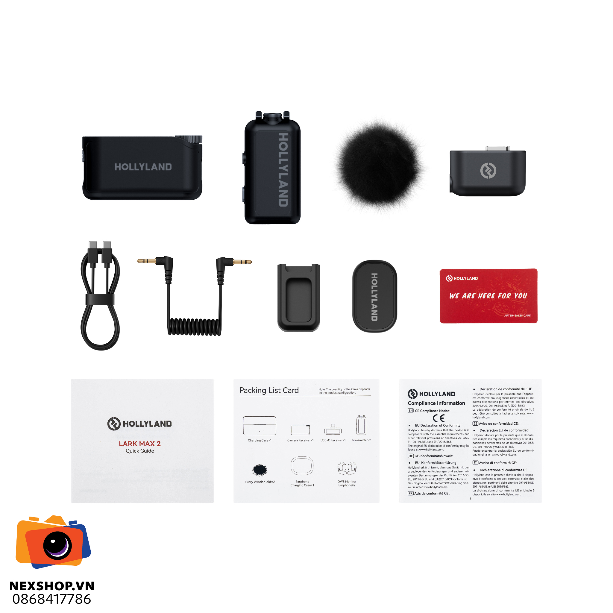 Micro Hollyland LARK MAX 2 Solo (Camera RX) Space Gray | Chính hãng