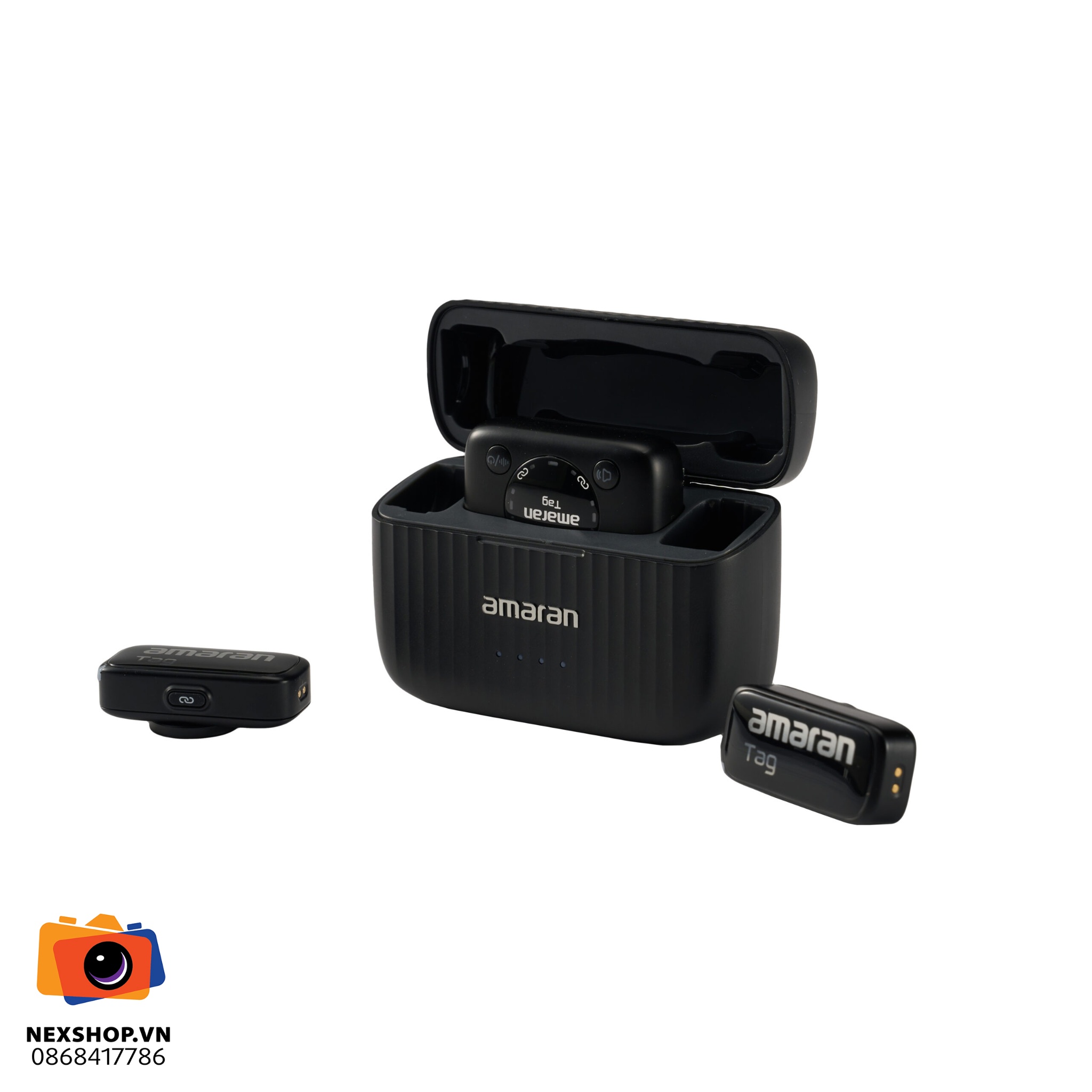 Micro Amaran Tag | Lightning | Đen | Chính hãng - thiết kế và phụ kiện