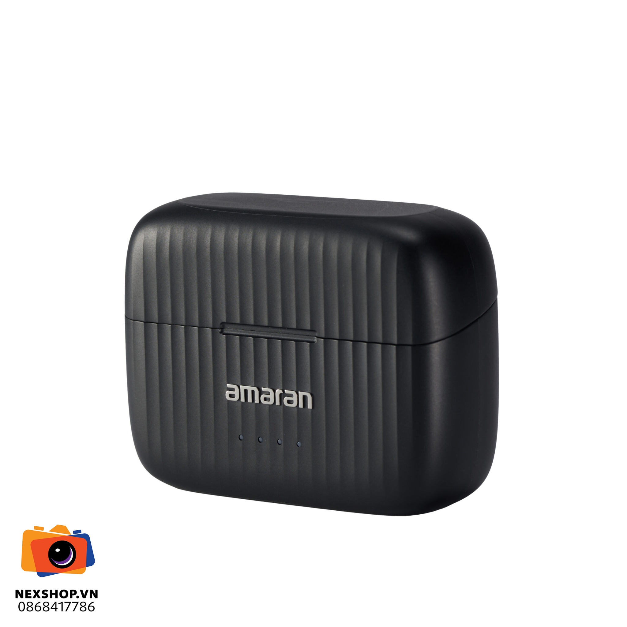 Micro Amaran Tag | Lightning | Đen | Chính hãng - mặt sau và phụ kiện đi kèm