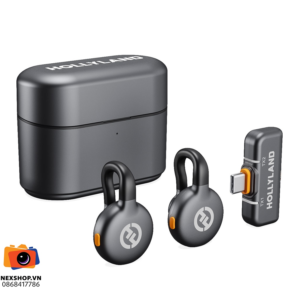Micro Hollyland LARK M2S (USB-C Plug) Space Gray | Chính hãng - thiết kế và phụ kiện