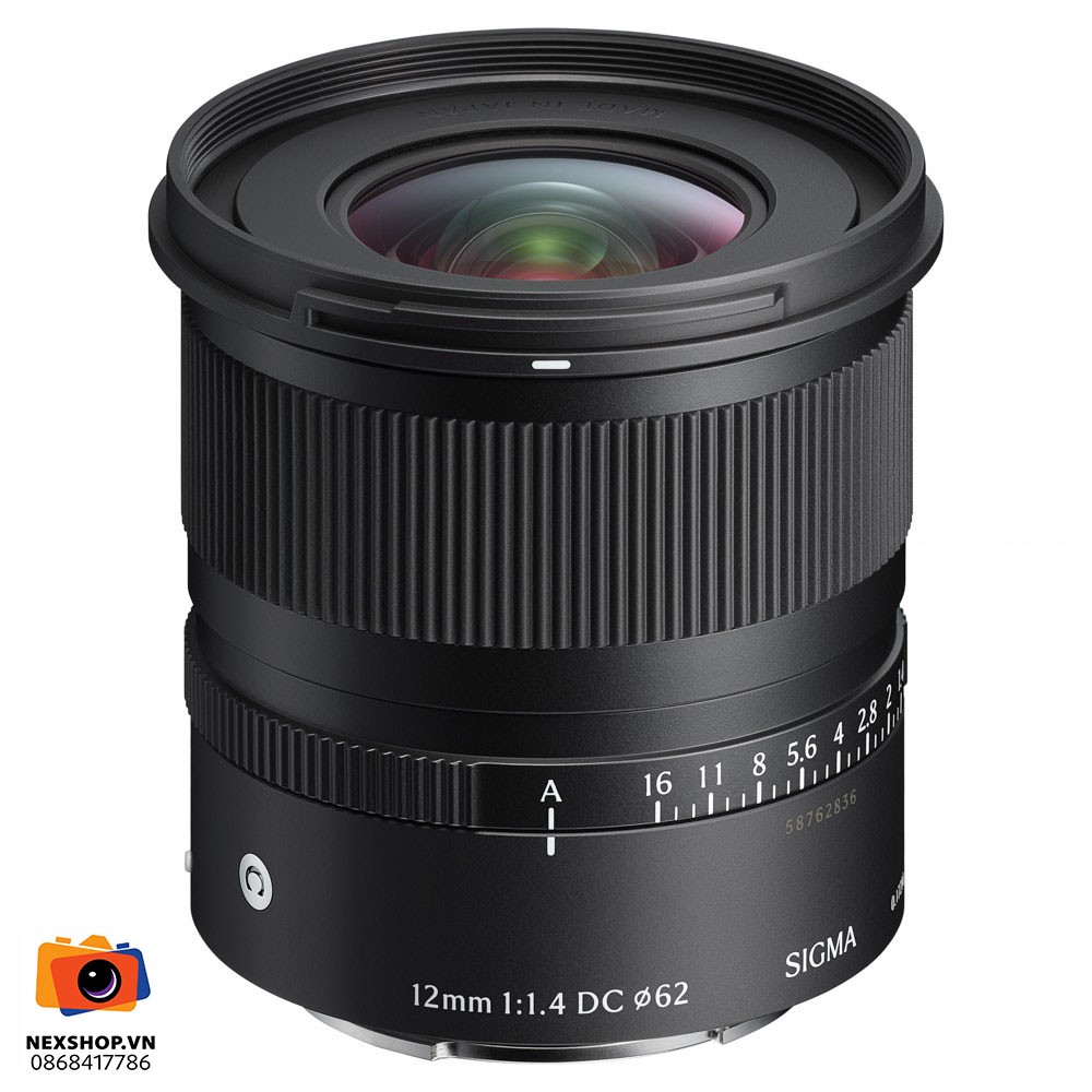 Ống kính Sigma 12mm F1.4 DC Contemporary ngàm Sony E | Chính hãng