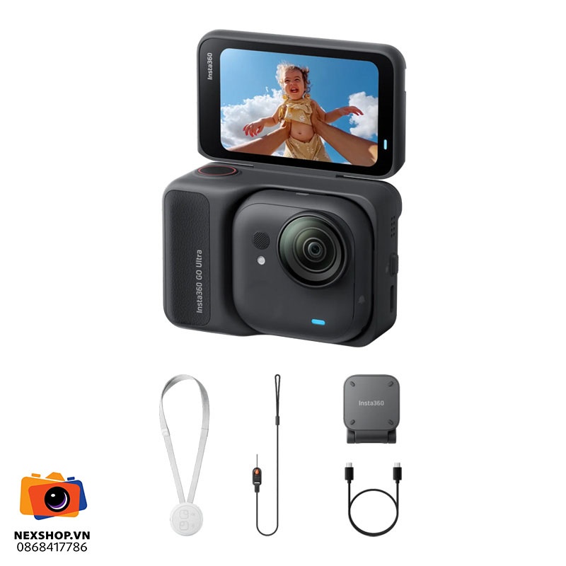 Insta360 GO Ultra Standard Bundle | Midnight Black | Chính hãng