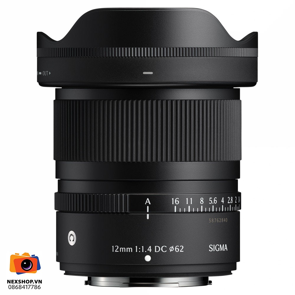 Ống kính Sigma 12mm F1.4 DC Contemporary ngàm Fujifilm X | Chính hãng