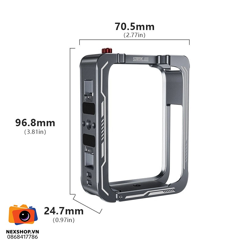 STARTRC Khung bảo vệ cho DJI Osmo 360 | Chính hãng - khả năng kết nối thiết bị