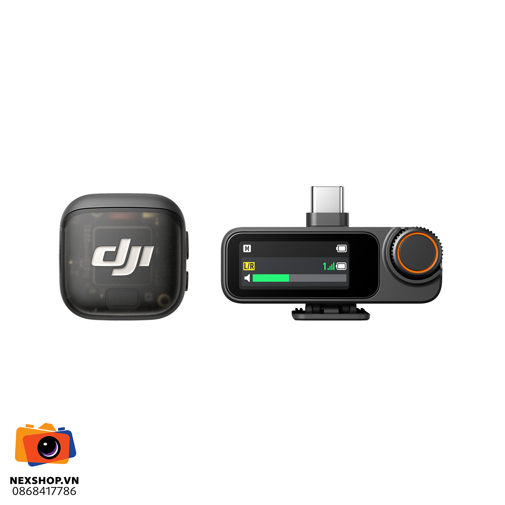 DJI Mic 3 (1 TX + 1 RX) | Micro không dây chính hãng - cấu hình hộp sạc