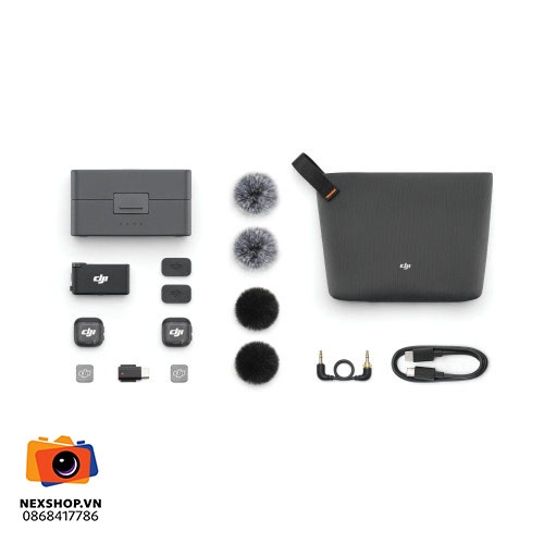 Micro Không Dây DJI Mic 3 | Chính Hãng - thiết kế và phụ kiện