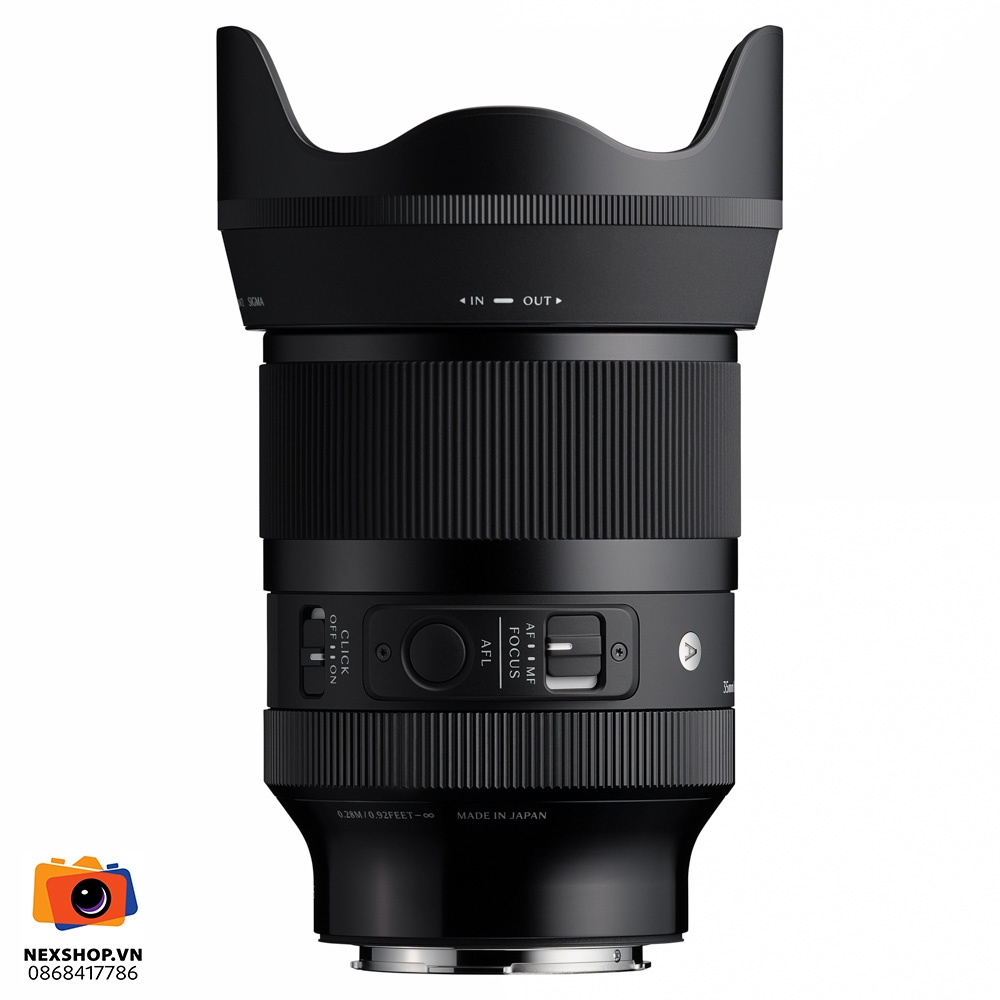 Ống kính Sigma 35mm F1.2 DG II Art for Sony E | Chính hãng