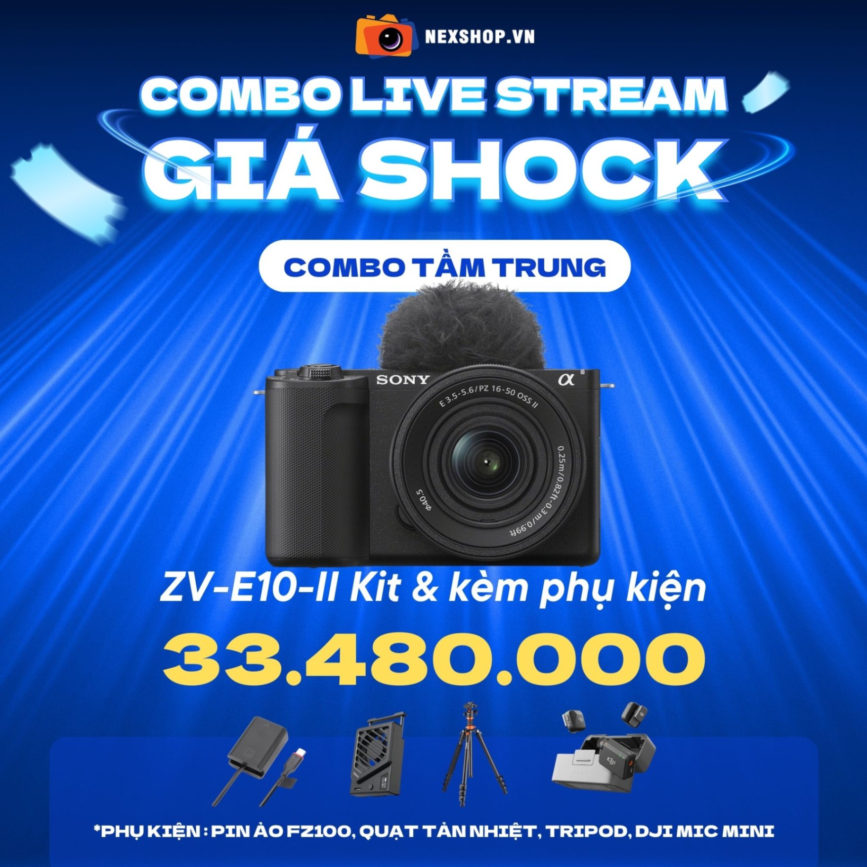 Combo Livestream TẦM TRUNG